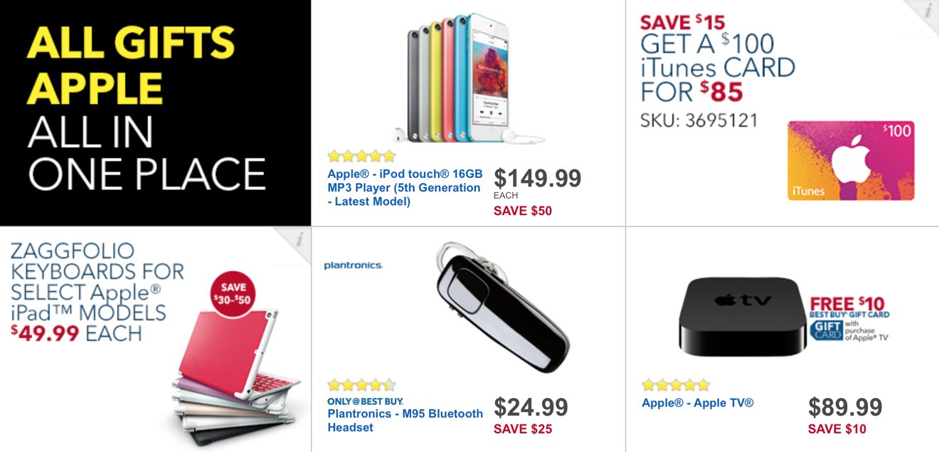 Black Friday Gift Card Deals: Discounts From Best Buy, Apple