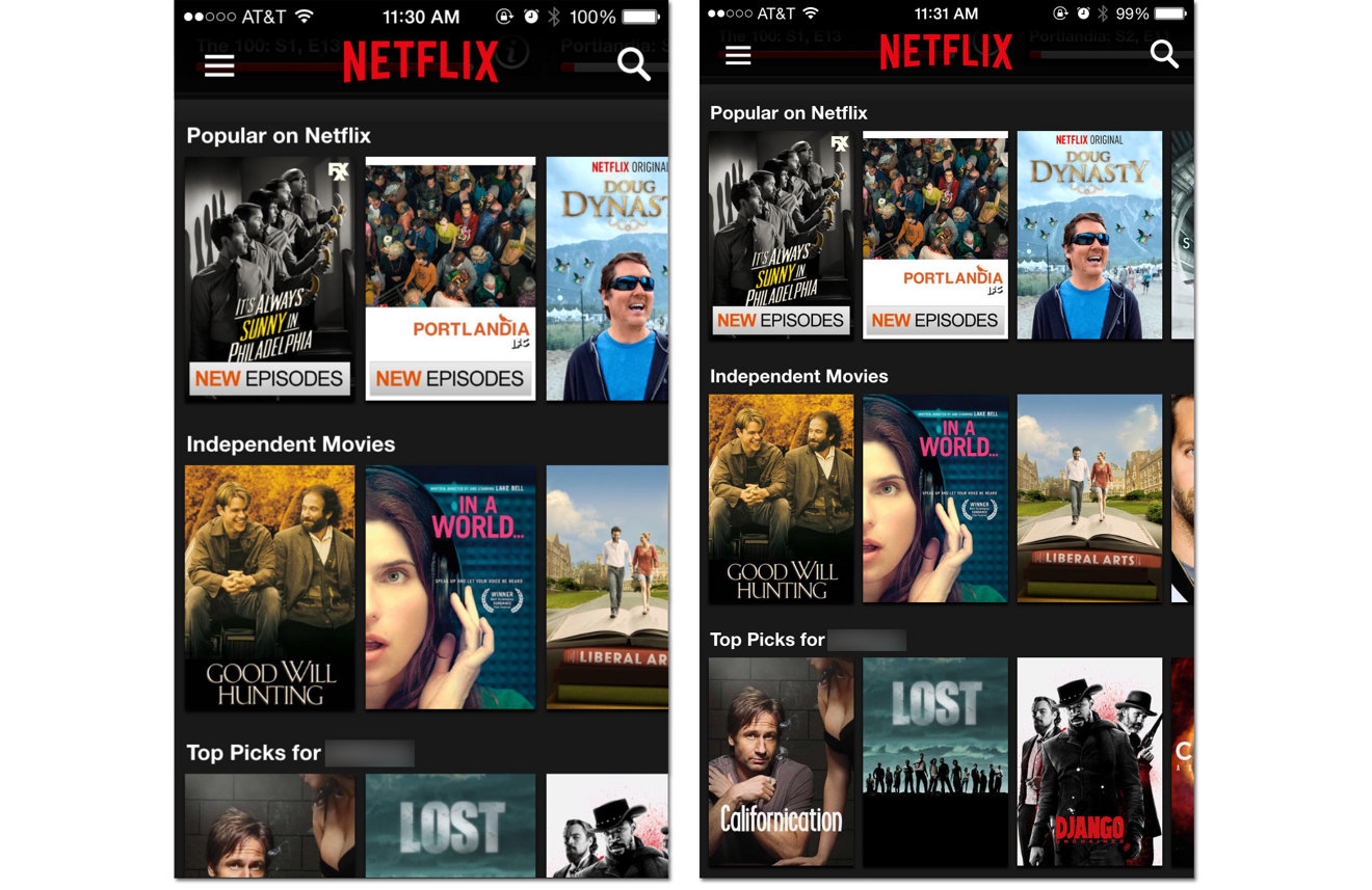 netflix ios