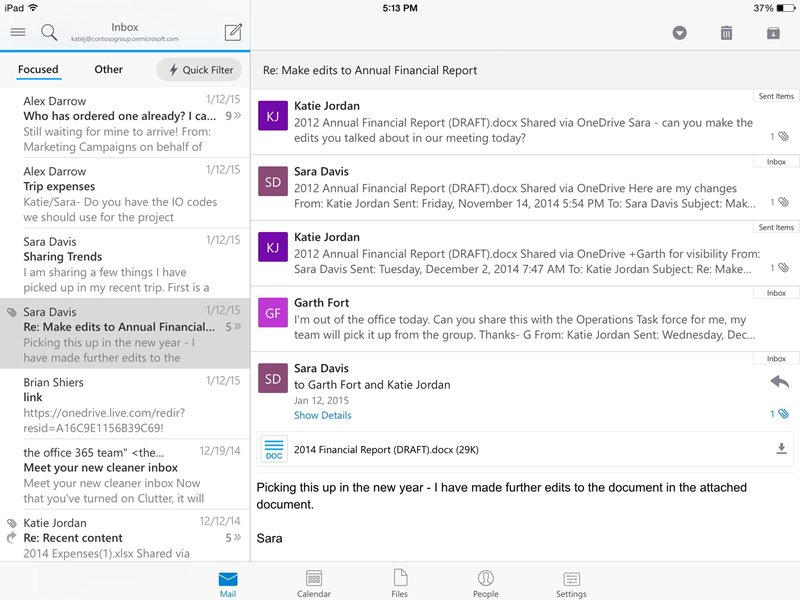 how to get outlook email and calendar on iphone