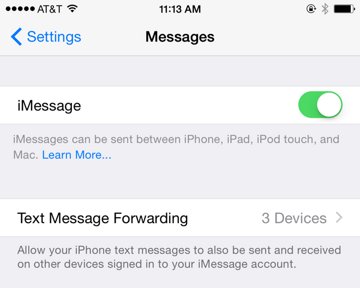 How to enable SMS text messaging through Continuity on iPad and Mac