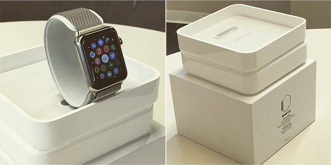 Photos of supposed Apple Watch accessory strap packaging shows up