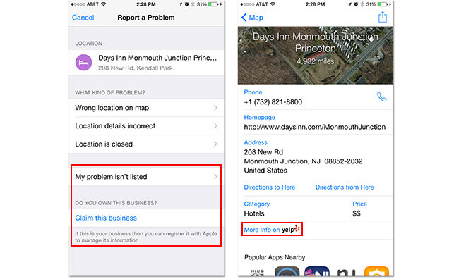Maps in iOS 8.3 lets business owners claim POIs, removes select ...