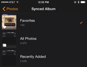 How to sync best sale album to apple watch