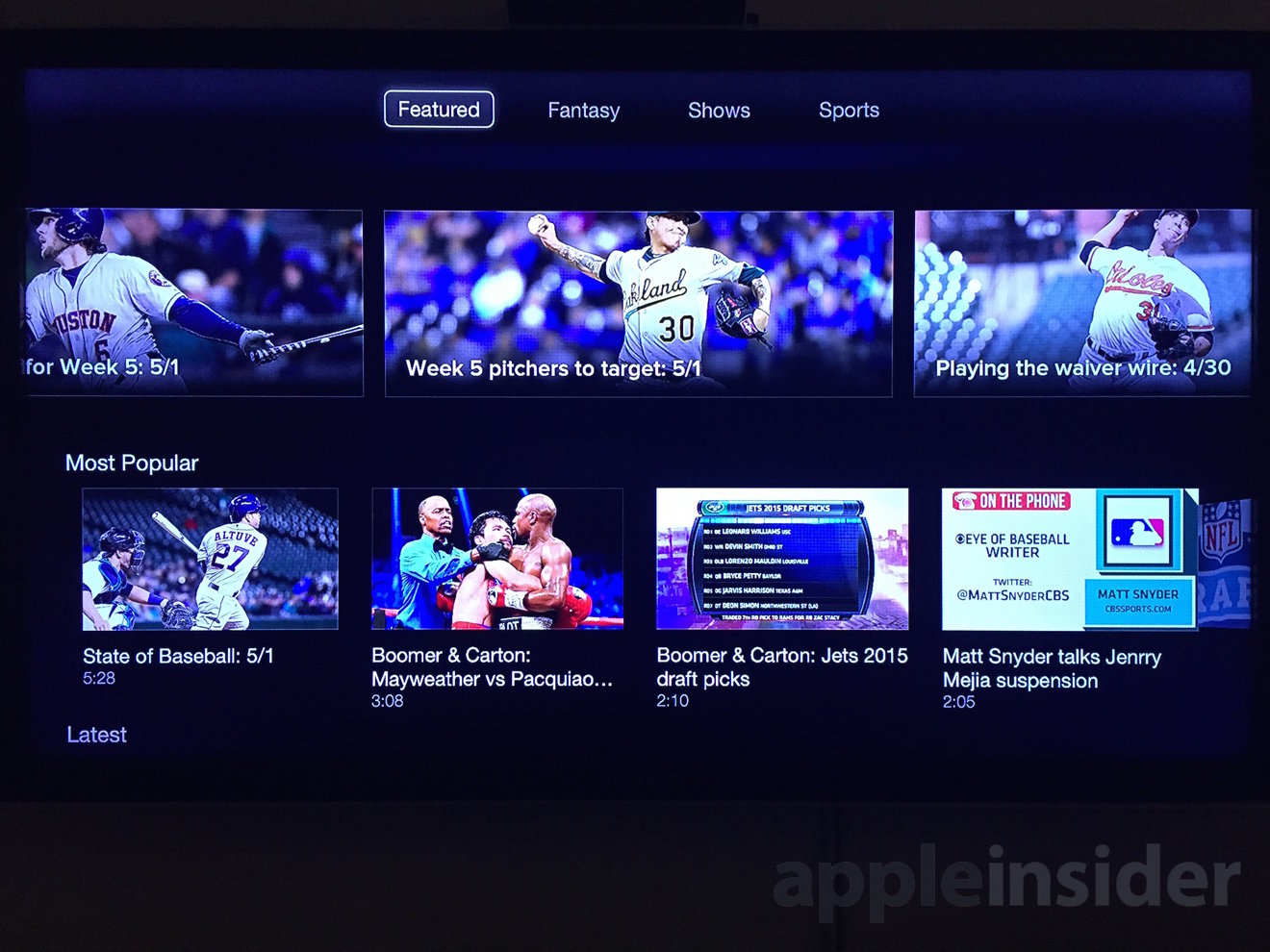 Apple TV picks up new USA NOW and CBS Sports channels