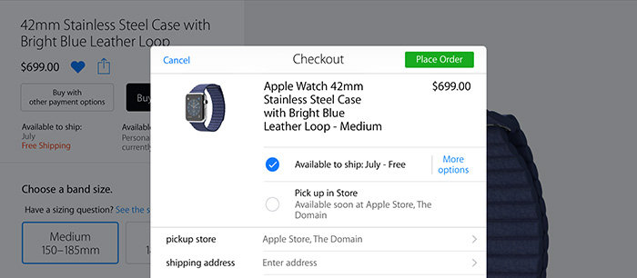 In Store Apple Watch Pickup Available Soon Apple Store Ios App Says Appleinsider