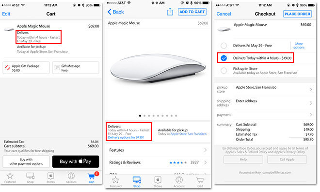 Apple discussed same-day delivery deal with Uber prior to 