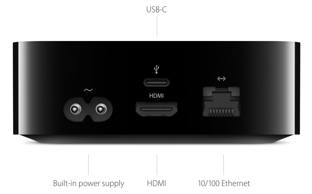 skrivebord rive ned Flourish New Apple TV uses USB-C for service, ditches optical audio out port |  AppleInsider