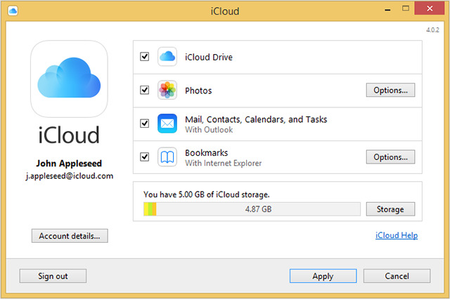 can open icloud calendar in outlook windows 10