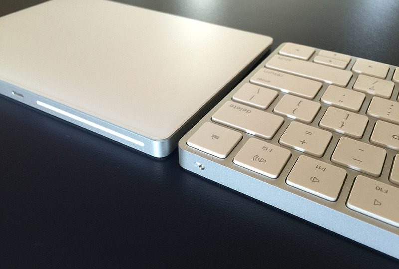 Apple Magic Trackpad 2160cm奥行き