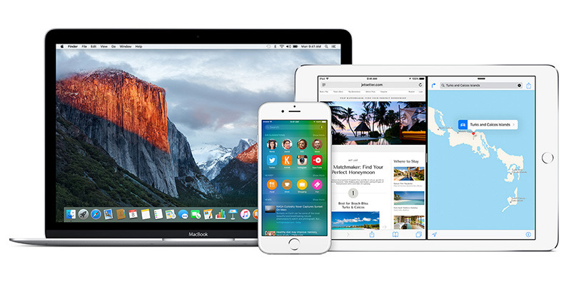 Apple、iOS 9.3、tvOS 9.2、watchOS 2.2、El Capitan 10.11.4の最初のベータ版を発行