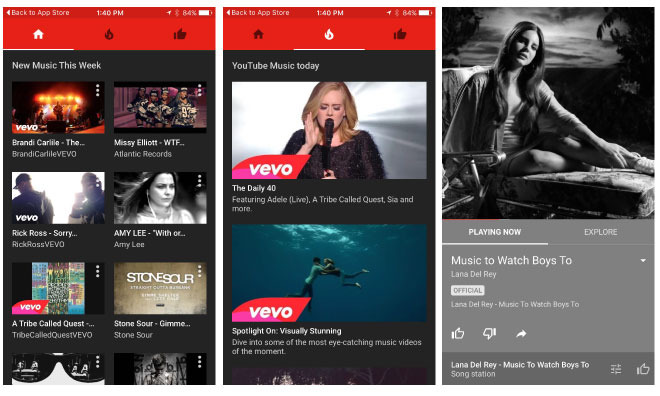 Google introduces YouTube Music app, Facebook adds 360 degree video ...