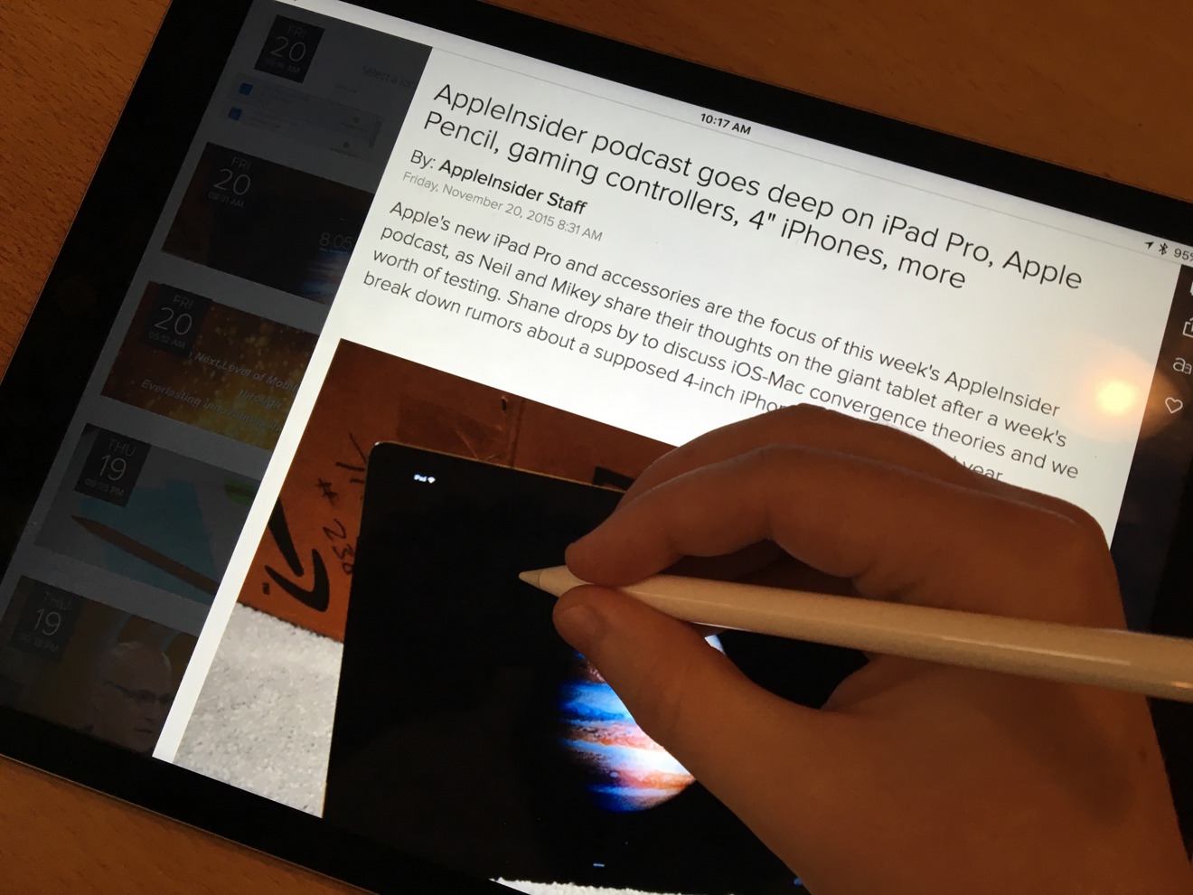 Apple Pencil navigation returns to iPad Pro with iOS 9.3 beta 5 | AppleInsider