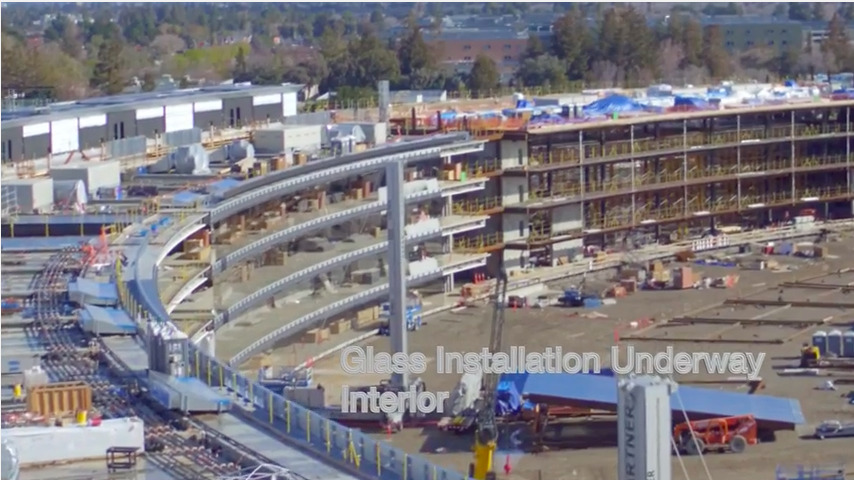 Inside Apple Campus 2 and its vast expanses of sedak glass