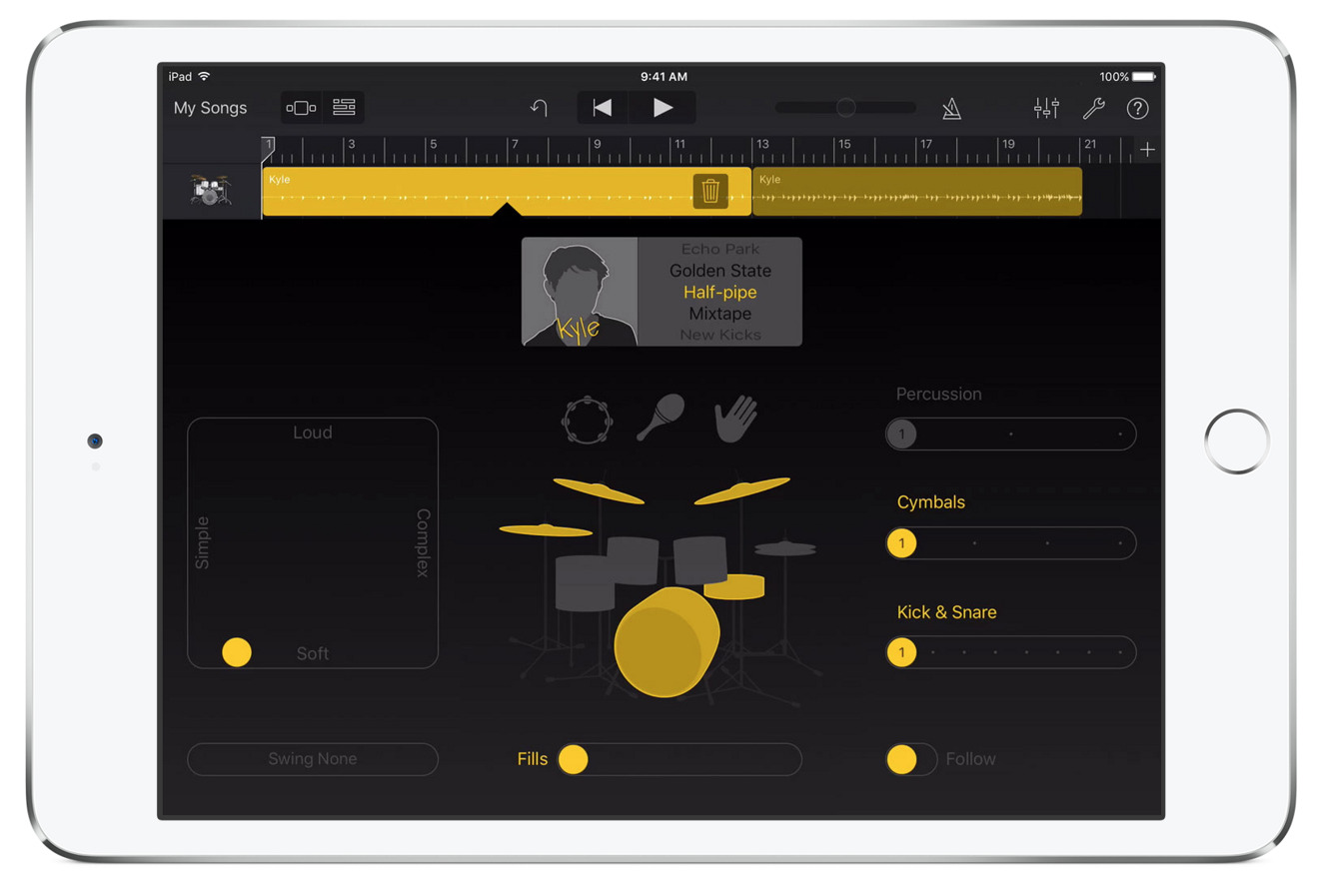 Apple updates GarageBand for iOS with Live Loops, inspired by DJ