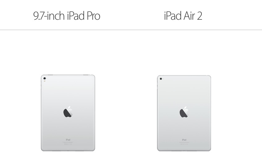 Shootout: Apple&#39;s new 9.7&quot; iPad Pro vs. iPad Air 2 | Appleinsider