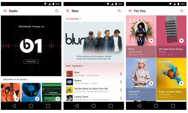 Android 版 Apple Music のアップデートでホーム画面ウィジェットが導入