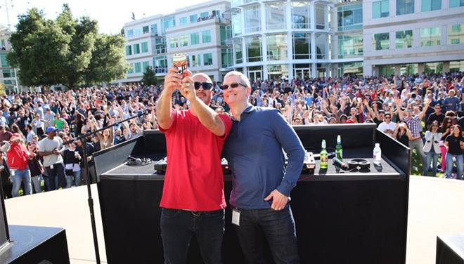 Apple Celebrates 40th Anniversary With Beer Bash Dj D By Zane Lowe Appleinsider