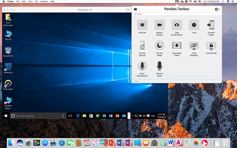 parallels windows 10 suspended