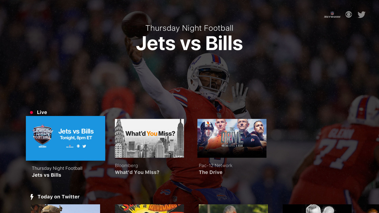 Twitter launches Apple TV app to stream Thursday Night Football