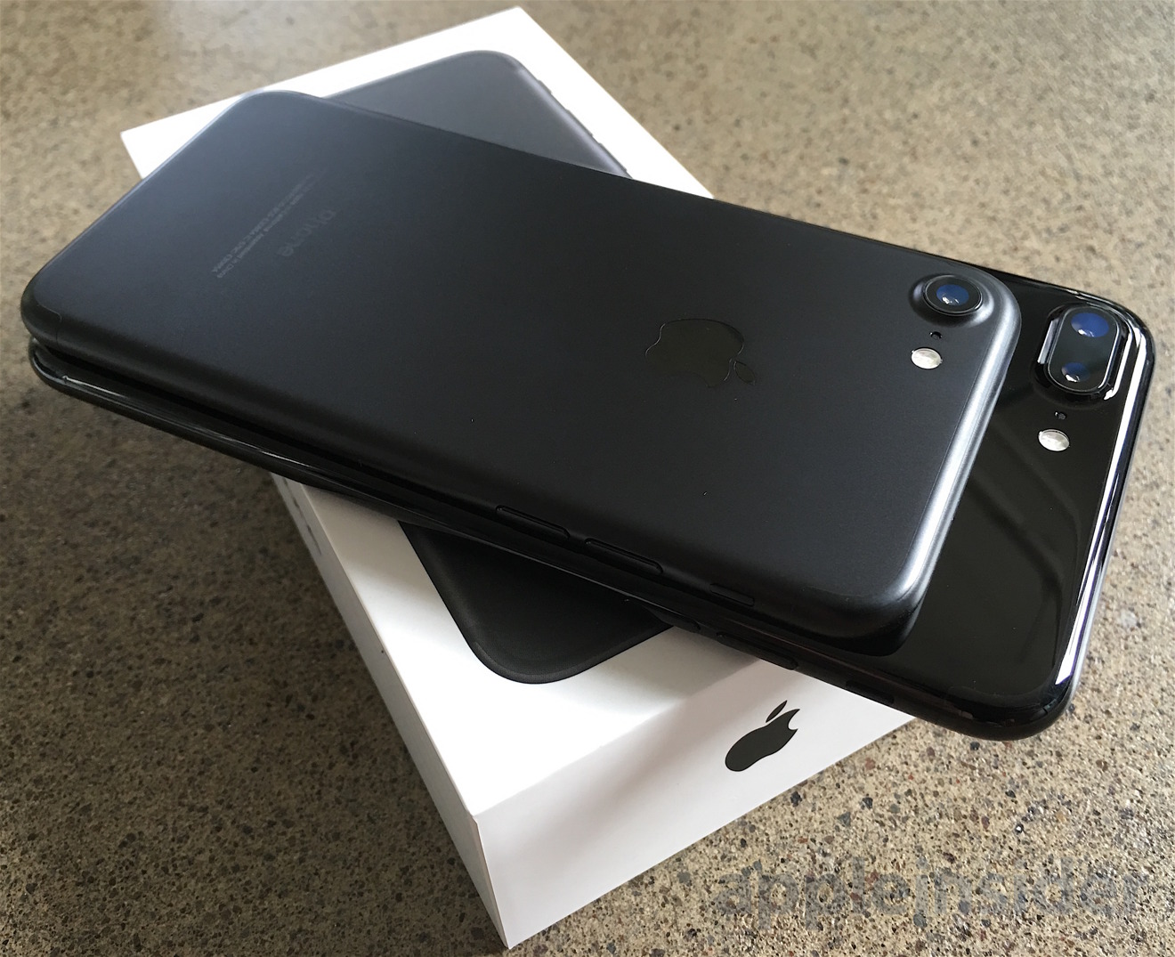 Original Apple iPhone 7 Plus-vide emballage d'origine neuf dans sa boîte-JET BLACK 256 Go 