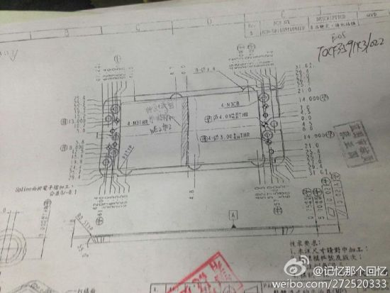 噂：iPhone 6の製造金型の写真と回路図がオンラインに流出