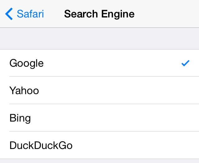 apple safari search