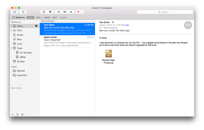 free email clients for mac yosemite