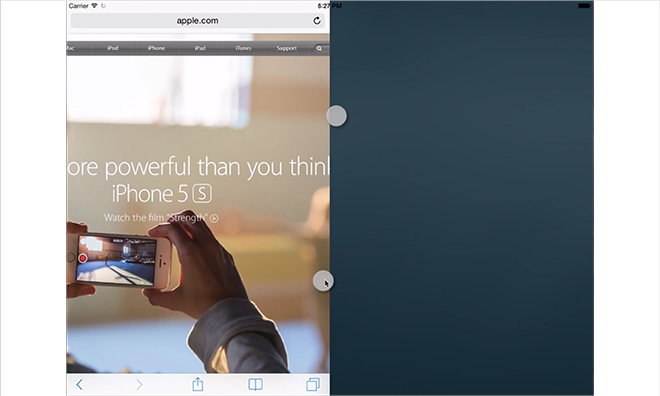 ios 9 split screen ipad