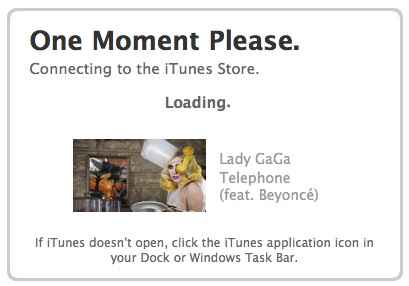 iTunes Preview's now-retired interstitial page