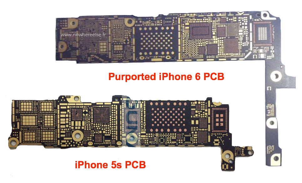 「iPhone 6」のロジックボードには802.11ac Wi-Fi、NFCチップが搭載されていると主張