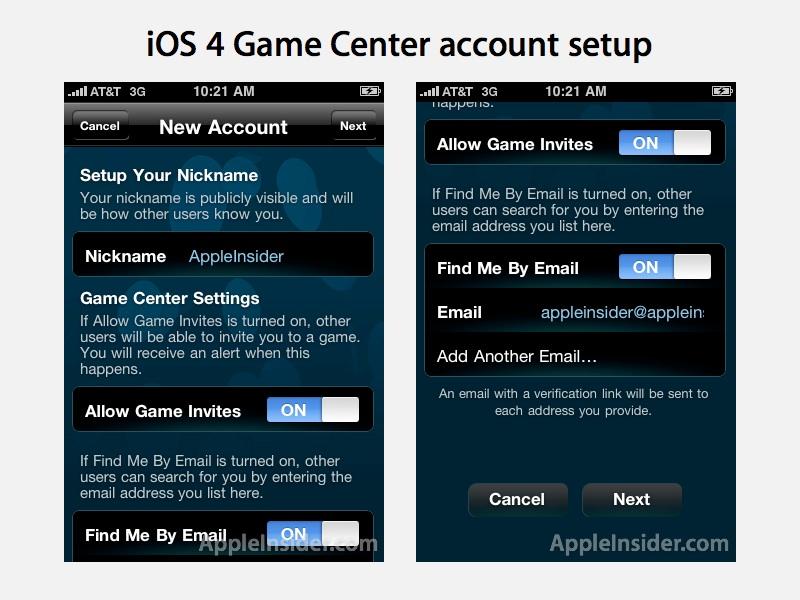 find apple id with game center nickname