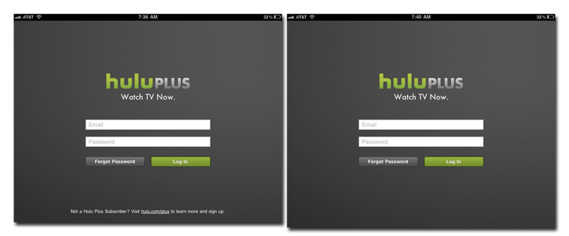 iOS 用 Hulu Plus は Apple のサブスクリプション規則に準拠し、Web リンクを削除