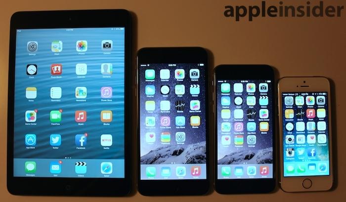 iPhone 6, 6 Plus, iPad mini