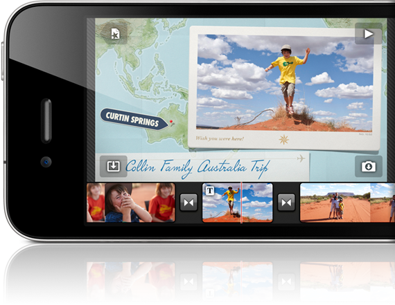 Apple の iMovie は iPhone 4 専用であり、iPad には対応していません