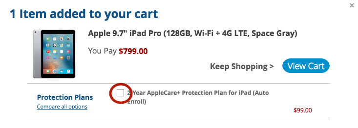 Apple p.7 -inch iPad Pro Coupons