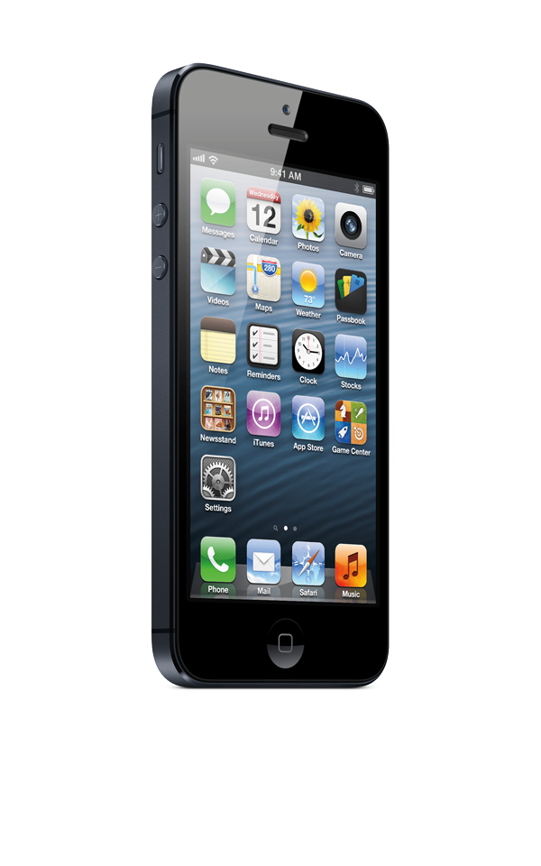 iphone 5 black png