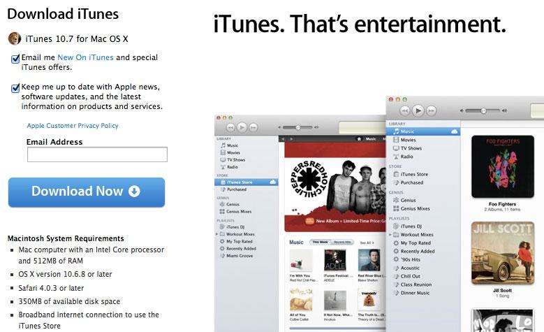 Apple、iOS 6をサポートするiTunes 10.7をリリース