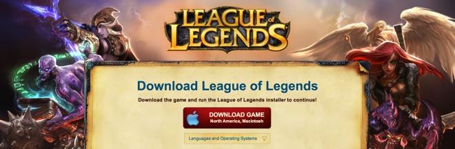 league of legends mac os screen shot blank