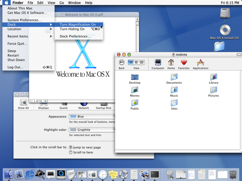 Mac OS X 10.0