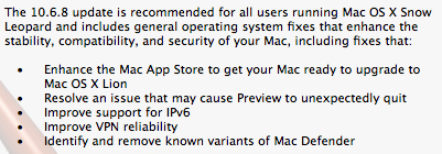 Mac OS X 10.6.8