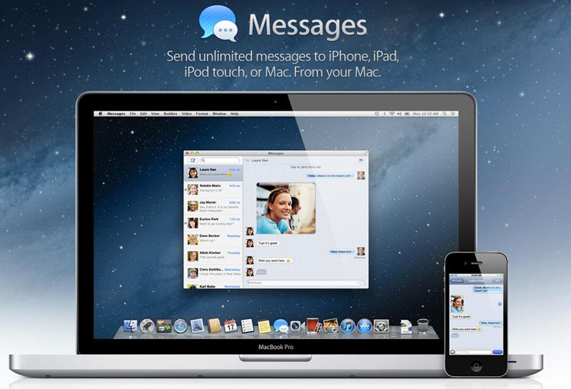 messaging app for iphone on mac