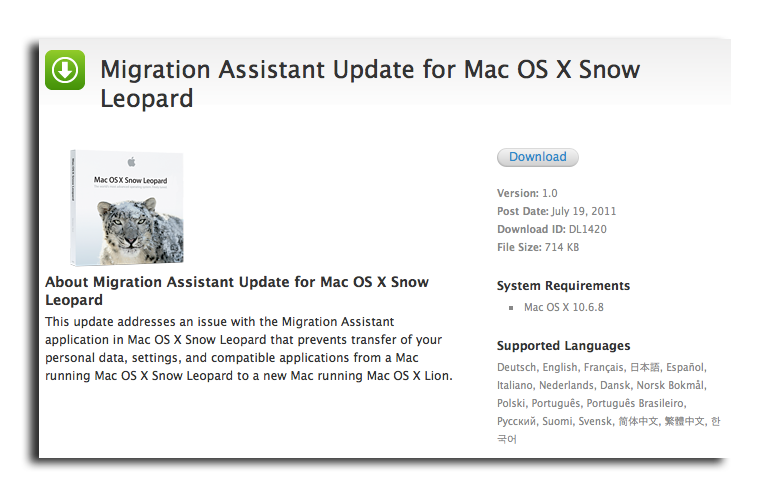 Mac Os X 10.7 Snow Leopard Download