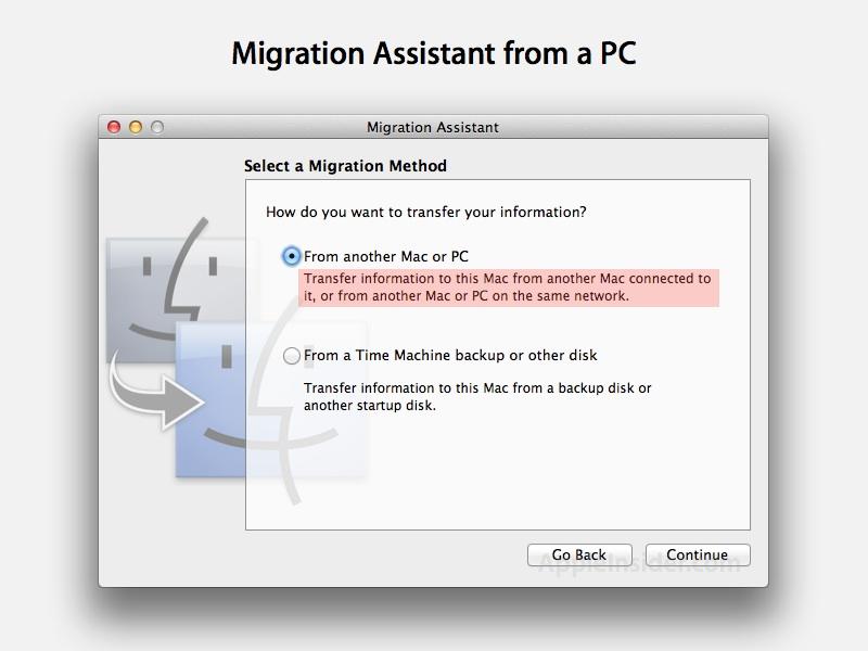 migration assistant for mac os sierra