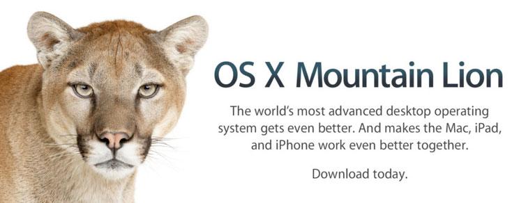 mountain lion imac