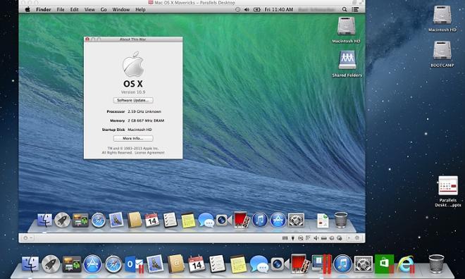 mac os parallels