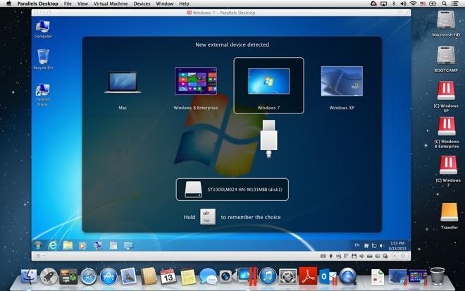 Parallels Desktop 9 for Mac launches with cloud storage support, Windows 8 Start button, 40%