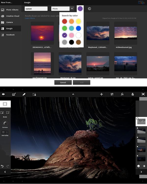 iPad 用 Adobe Photoshop Touch は月曜日に App Store で 9.99 ドルで発売される予定