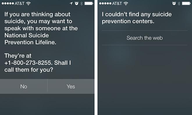 Apple tweaks Siri responses to help prevent suicides | AppleInsider