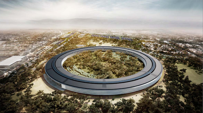 Apple headquarters 2.0 rendering