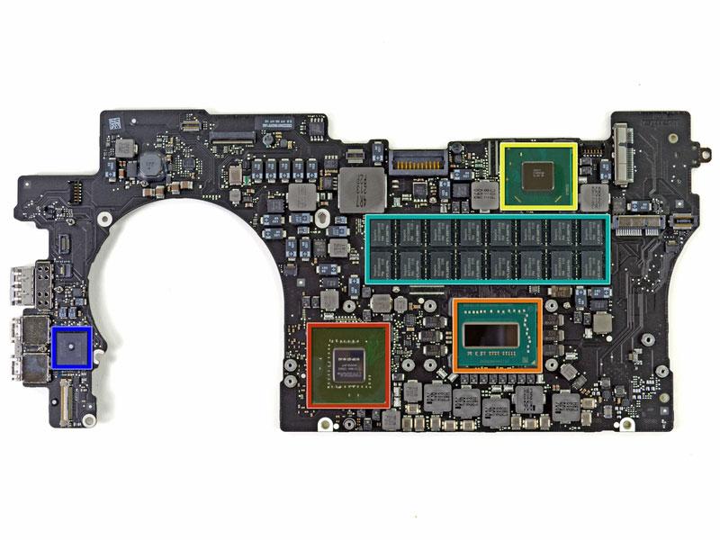 Teardown Of Retina Macbook Pro Finds Soldered Ram Proprietary Ssd Appleinsider